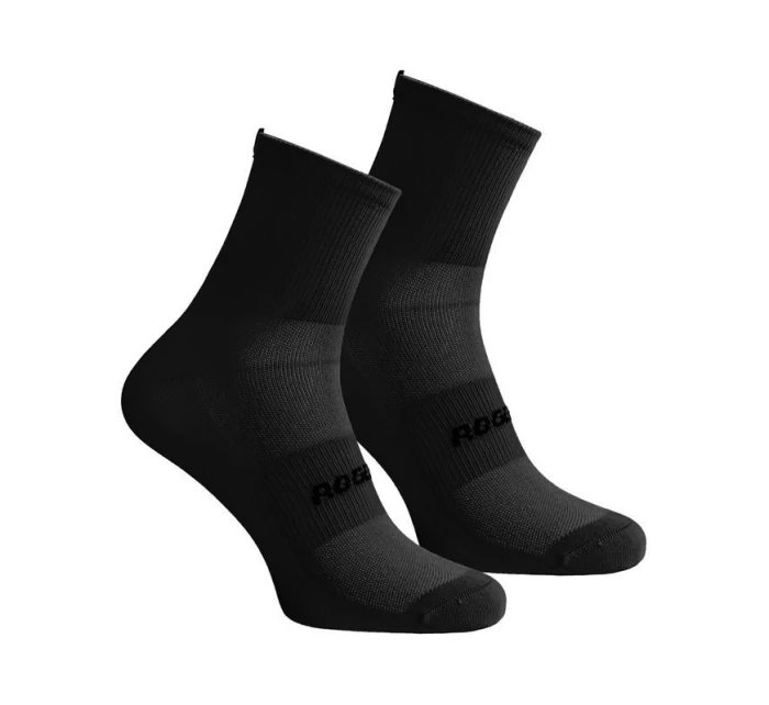 Rogelli ESSENTIAL 2-PACK ponožky černé 44-47