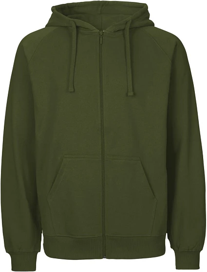 Neutral O 63301 Pánská mikina s kapucí z bio bavlny 77.6331 military Neutral O 63301 Pánská mikina s kapucí z bio bavlny 77.6331 military