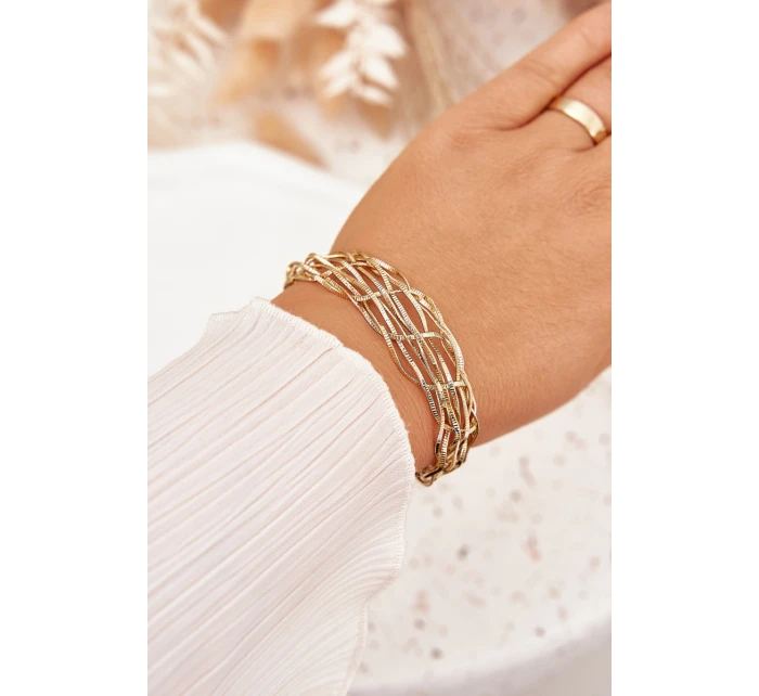 model 21776933 náramek ze chirurgické oceli zlatý - Boto model 21776933 náramek ze chirurgické oceli zlatý - Boto