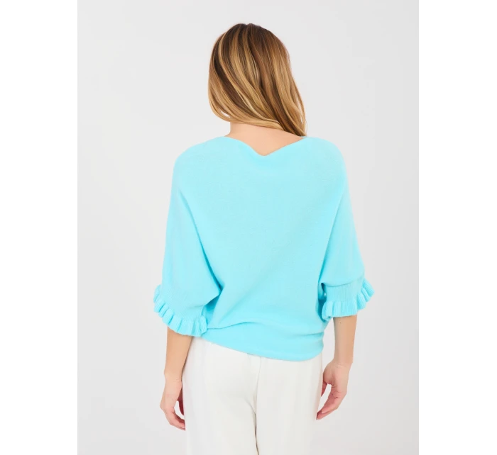 Sweter MI SW model 21937083 turkusowy - FPrice