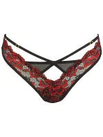 Sexy tanga model 17680232 černá/červená - Axami Sexy tanga model 17680232 černá/červená - Axami
