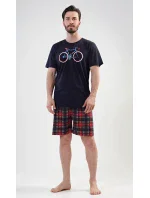 Pánské pyžamo šortky Old bike
