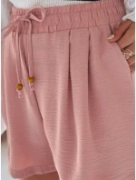 Dámské látkové šortky SUMMER TRIP růžové FashionStreet SY0437