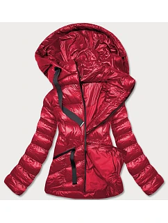 KRÓTKA KURTKA ZIMOWA DAMSKA CZERWONA model 21244776 - J.STYLE