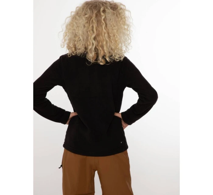 Dětská mikina Protest Perfecty Jr s polovičním zipem z elastické látky černá (P3810400/290) Dětská mikina Protest Perfecty Jr s polovičním zipem z elastické látky černá (P3810400/290)