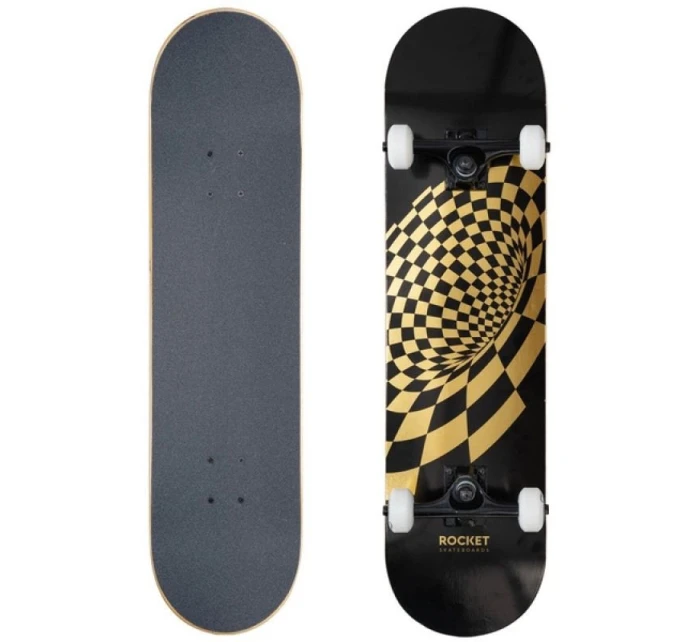 Rocket Vortex Foil Gold 8" skateboard RKT-COM-1553
