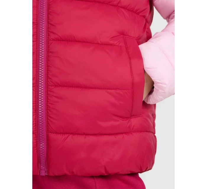 Dívčí péřová bunda se syntetickou výplní model 21757029 - 4F Dívčí péřová bunda se syntetickou výplní model 21757029 - 4F