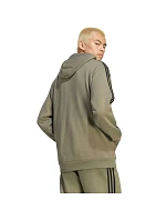 Pánská mikina adidas Essentials 3-Stripes French Terry Hoodie, olivová, KY4204 Pánská mikina adidas Essentials 3-Stripes French Terry Hoodie, olivová, KY4204