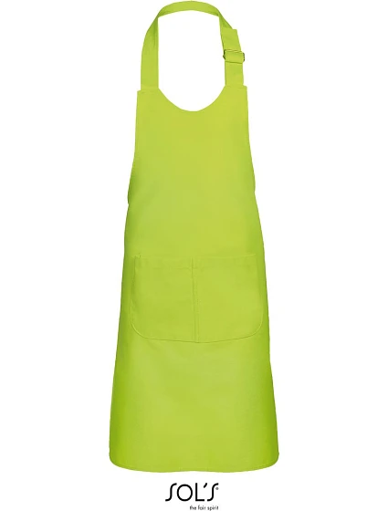 SOL'S Gala Kids Dětská zástěra s laclem 25.0599 apple green