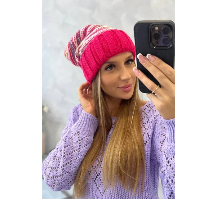 Dámská čepice Feba K330 pink neon Dámská čepice Feba K330 pink neon