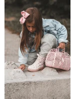 Dětské zateplené boty na zip Růžové model 21634773 - Boto Dětské zateplené boty na zip Růžové model 21634773 - Boto