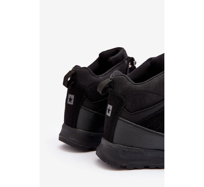 Dámské zateplené trekingové boty černé Big Star MM274481