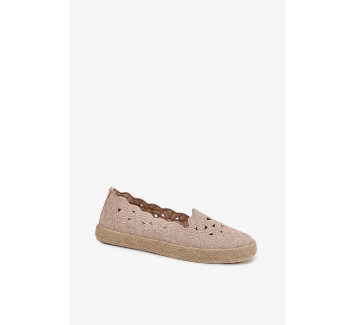 Dámské espadrilky na platformě béžové model 22026540 - EVENTO
