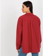 Dámská košile LK KS 509164.11 tmavě růžová - FPrice