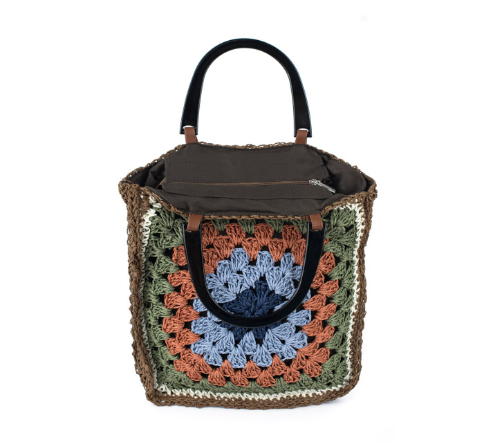 Dámská kabelka Art Of Polo Bag tr22162 Dark Beige/Multicolour