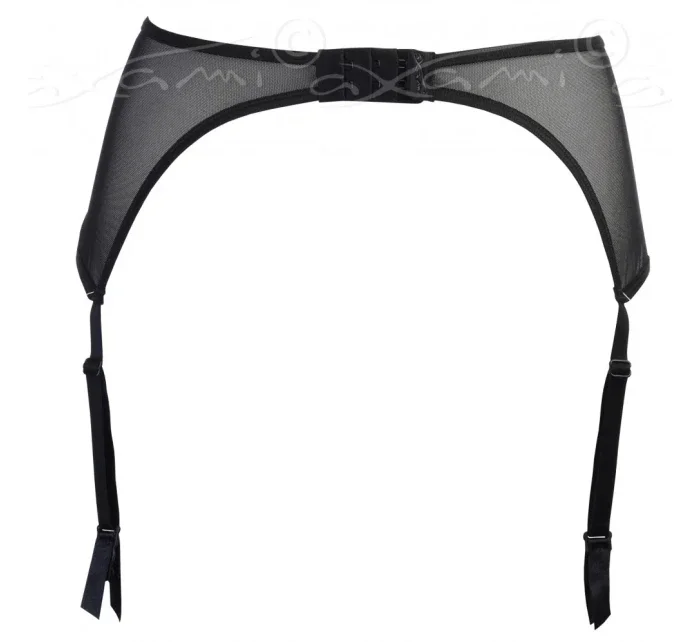 Podvazkový pás Bell V-5132 černo/stříbrná - Axami