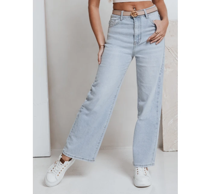 Dámské džínové kalhoty FLOWLESS modré FashionStreet UY2682