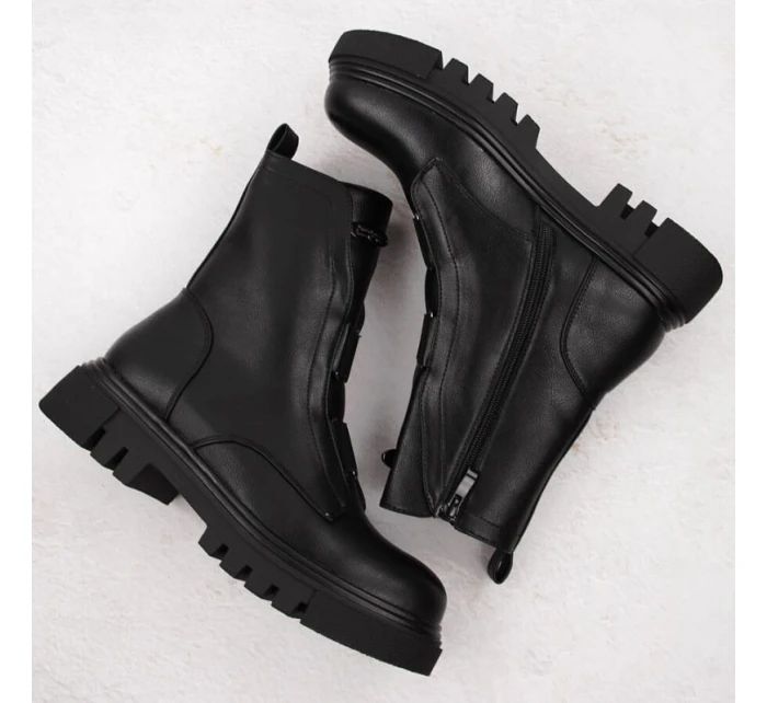 boty na platformě W model 21298418 - JEZZI boty na platformě W model 21298418 - JEZZI