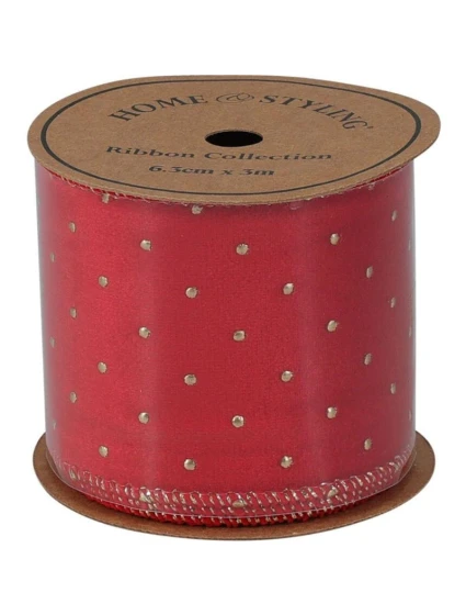 ZLATÝ DRAPON 6,3 cmx3 m ČERVENÝ