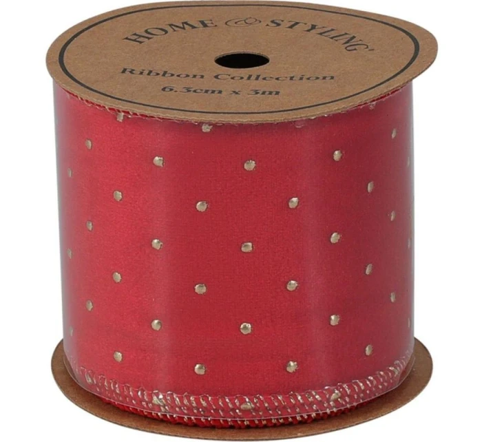 ZLATÝ DRAPON 6,3 cmx3 m ČERVENÝ