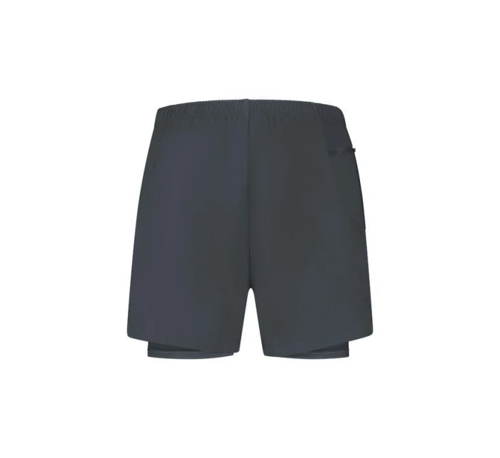 Rogelli pánské šortky 2 v 1 ESSENTIAL šedá L