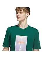 Pánské tričko  zelené, model 22318079 - ADIDAS