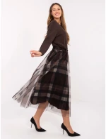 Sukně MI SD 271329 1.00 černá a hnědá