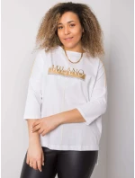 Bluzka RV BZ model 18725209 biały - FPrice Bluzka RV BZ model 18725209 biały - FPrice