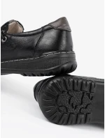 Módní  polobotky černé dámské platforma