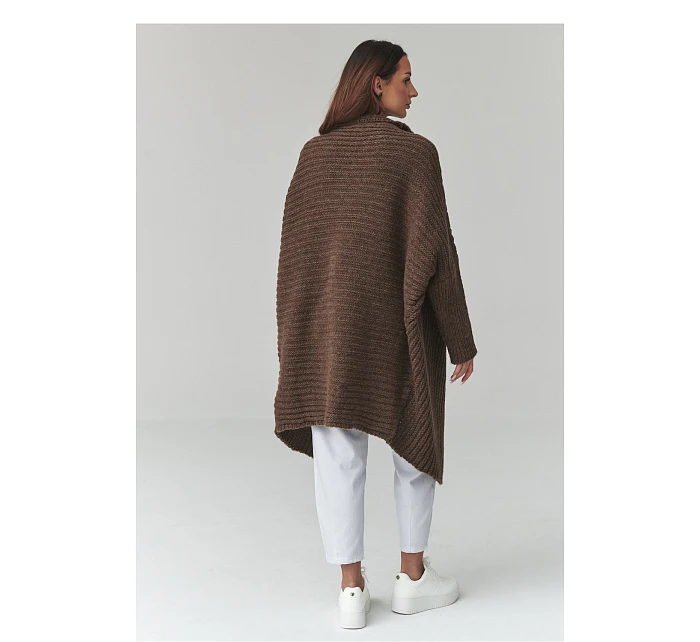 Svetr na zapínání  model 226882 Makadamia