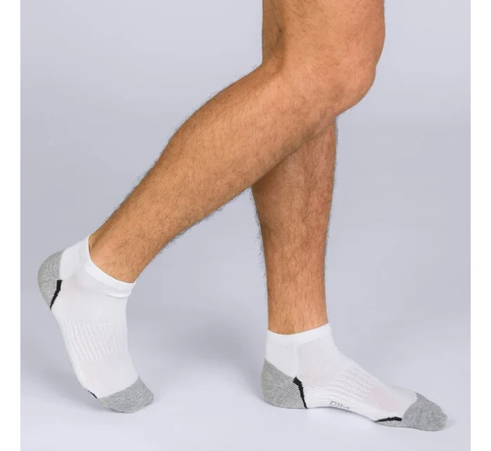 Pánské sportovní ponožky 3 páry DIM SPORT IN-SHOE 3x - DIM SPORT - bílá