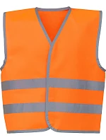 Yoko HVW 102 Hi-Vis bezpečnostní vesta 79.W102 hi vis orange Yoko HVW 102 Hi-Vis bezpečnostní vesta 79.W102 hi vis orange