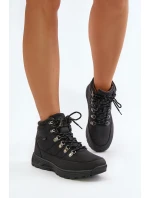 Zateplené Pánské Trekingové Boty Černé model 21676995 - Lee Cooper Zateplené Pánské Trekingové Boty Černé model 21676995 - Lee Cooper