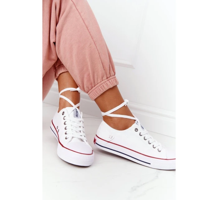 Dámské Klasické Nízké Tenisky Big Star DD274336 Bile Dámské Klasické Nízké Tenisky Big Star DD274336 Bile