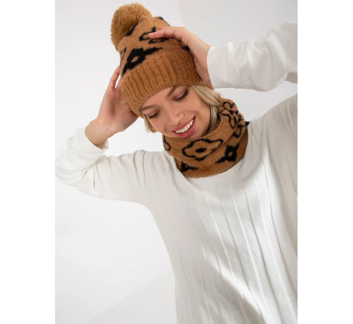 Dámská čepice AT CZ CM 317 hnědá Dámská čepice AT CZ CM 317 hnědá