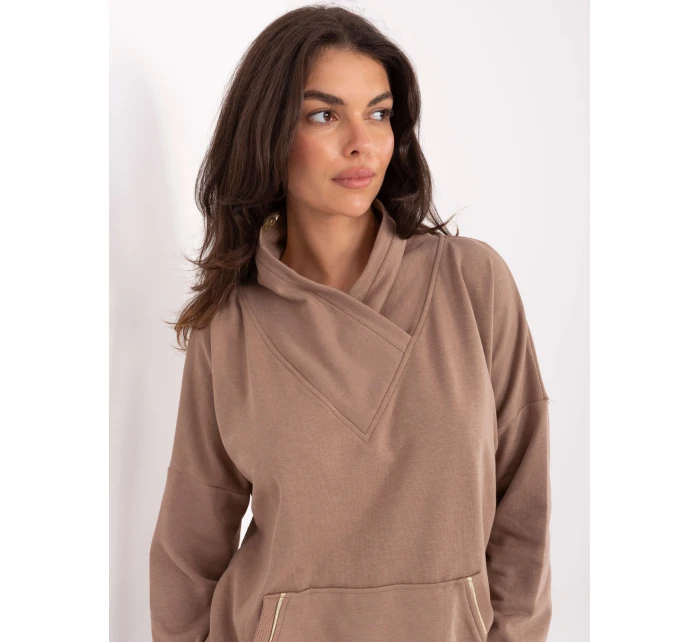 Bluza RV BL model 21334739 ciemny bezowy - FPrice Bluza RV BL model 21334739 ciemny bezowy - FPrice