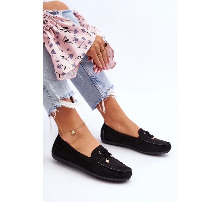 Klasické semišové mokasíny Černá Good Time Klasické semišové mokasíny Černá Good Time