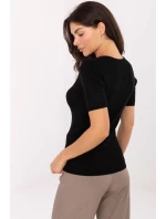 Svetr s krátkým rukávem model 217601 Factory Price Svetr s krátkým rukávem model 217601 Factory Price