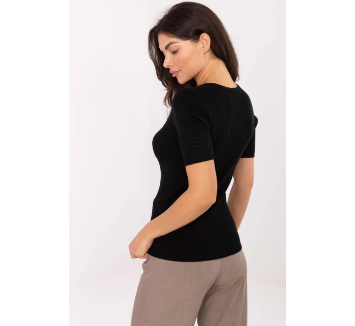 Svetr s krátkým rukávem model 217601 Factory Price Svetr s krátkým rukávem model 217601 Factory Price