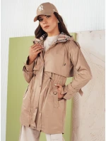 Dámská přechodná bunda parka béžová Dstreet model 21975160 - FashionStreet