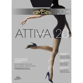 Dámské punčochové kalhoty Omsa Attiva 20 den XXL Dámské punčochové kalhoty Omsa Attiva 20 den XXL