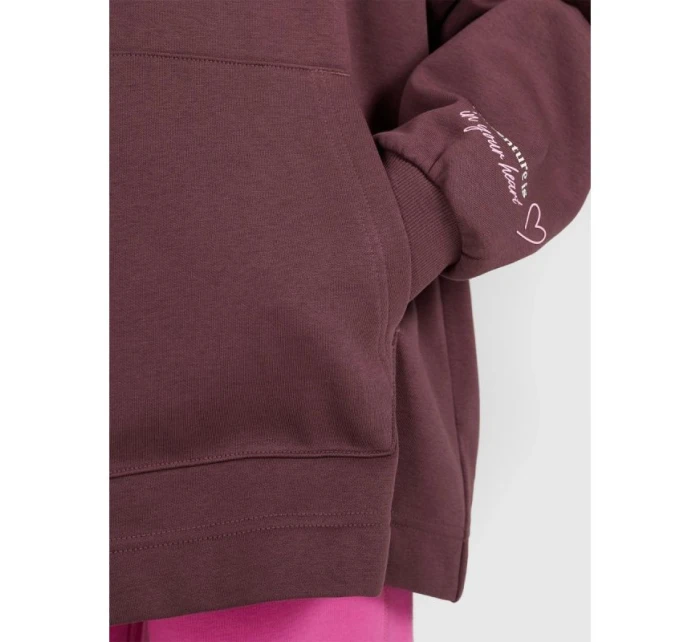 Dívčí mikina oversize s kapucí model 21815691 - 4F