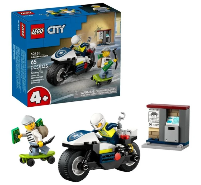 LEGO City 60455 Policejní honička na motorce LEGO City 60455 Policejní honička na motorce