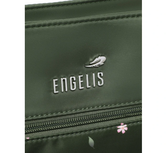 Dámská crossbody kabelka na kočárek Vuch Amma Flowers Green Dámská crossbody kabelka na kočárek Vuch Amma Flowers Green