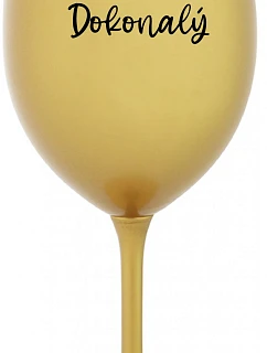 PÁN DOKONALÝ - zlatý pohár na víno 350 ml