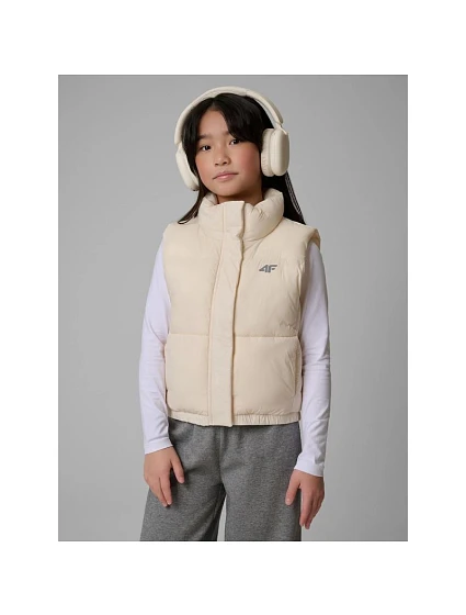 Dívčí bez rukávů se syntetickou výplní 4F 4FJWSS26TVJAF312-12S Dívčí bez rukávů se syntetickou výplní 4F 4FJWSS26TVJAF312-12S