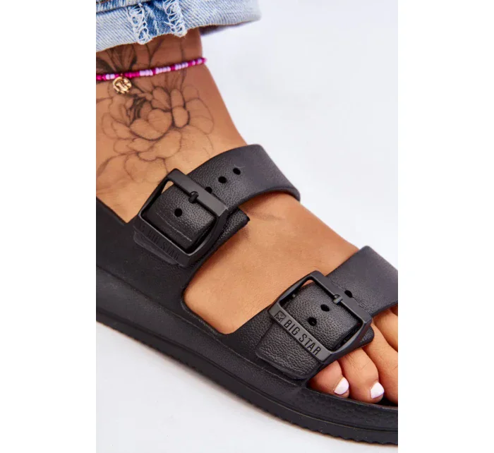 Dámské lehké sandály Big Star -černé