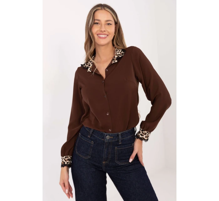 Košile s dlouhým rukávem  model 221990 Italy Moda