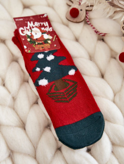 Dětské vánoční ponožky Cosas Vánoční stromeček bílá a zelená