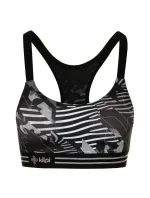 Dámská sportovní podprsenka model 20507362 Černá s šedou - Kilpi Dámská sportovní podprsenka model 20507362 Černá s šedou - Kilpi